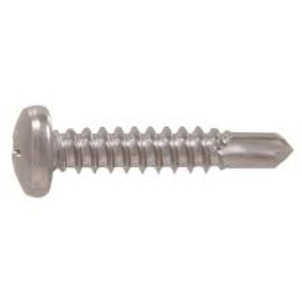 #8 x 1 in Phillips Pan Machine Screw, Plain Steel